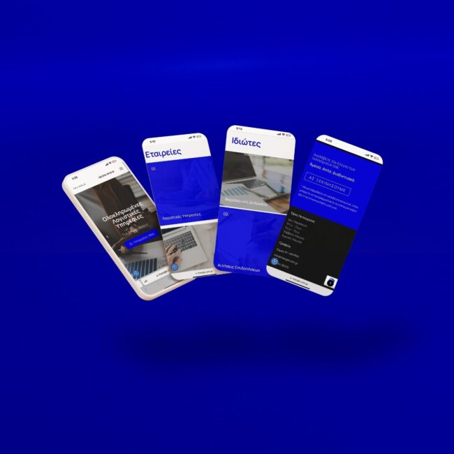 Triangle PFS website by VIMA GURU on mobile