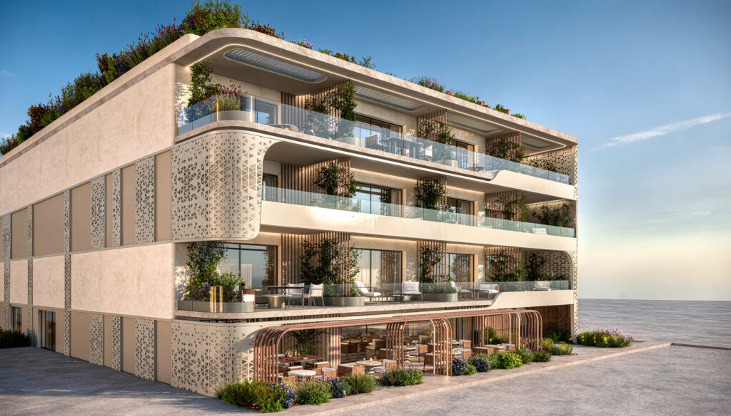 Rendering of Blue Lagoon Seaside Apartments in Loutraki